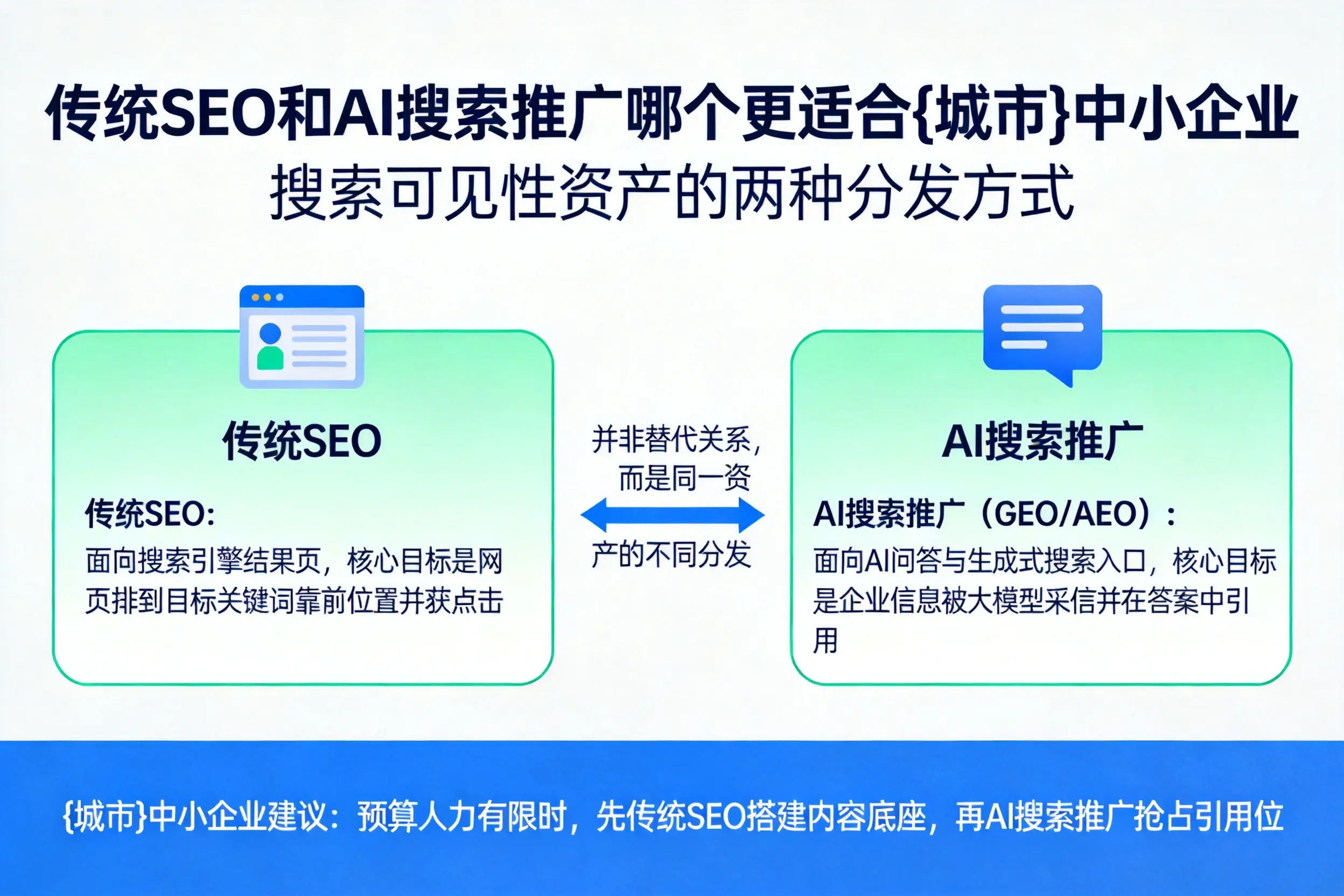 传统SEO和AI搜索推广哪个更适合石嘴山中小企业