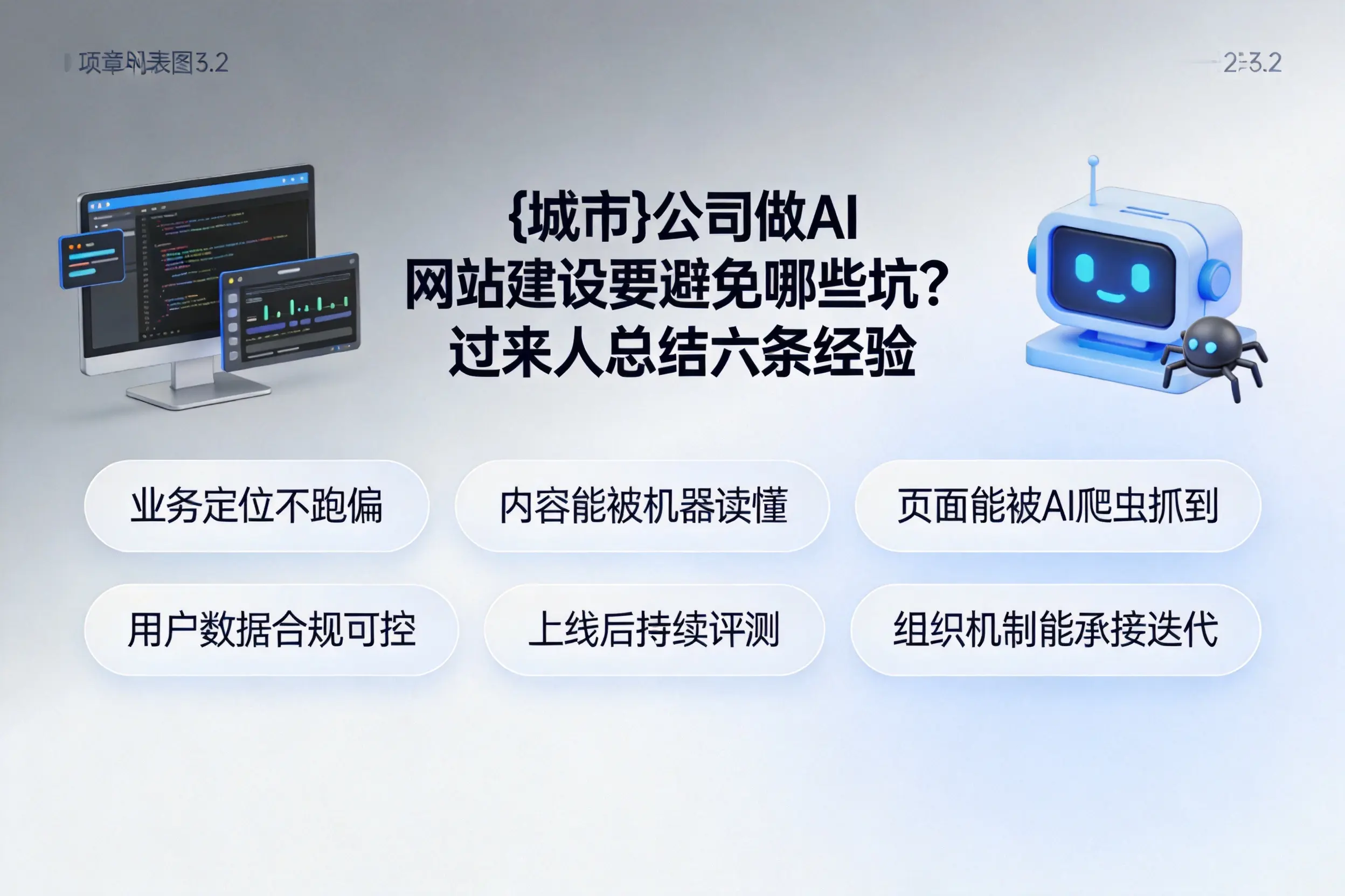 石嘴山公司做AI网站建设要避免哪些坑？过来人总结六条经验