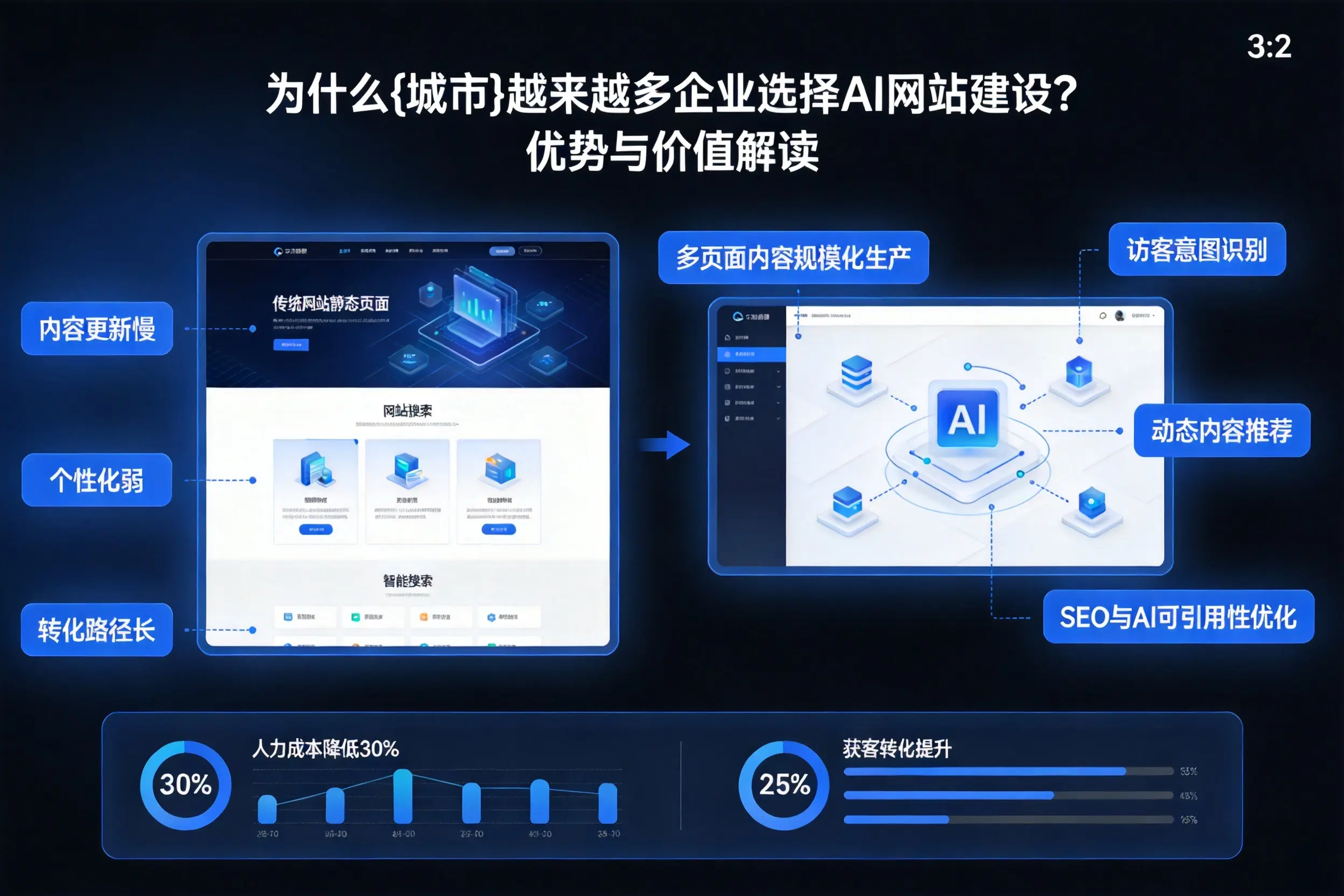 为什么石嘴山越来越多企业选择AI网站建设？优势与价值解读