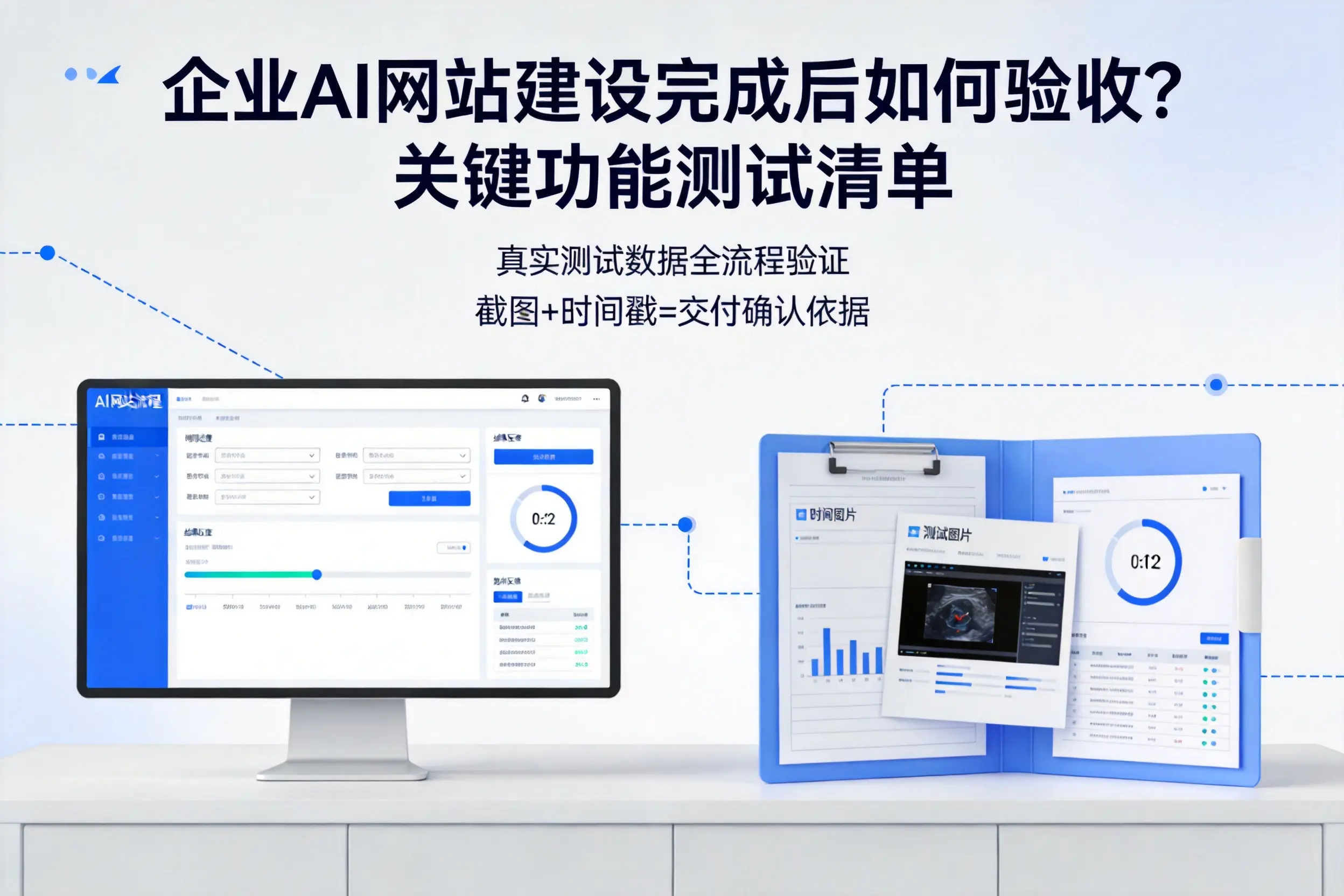 石嘴山企业AI网站建设完成后如何验收？关键功能测试清单