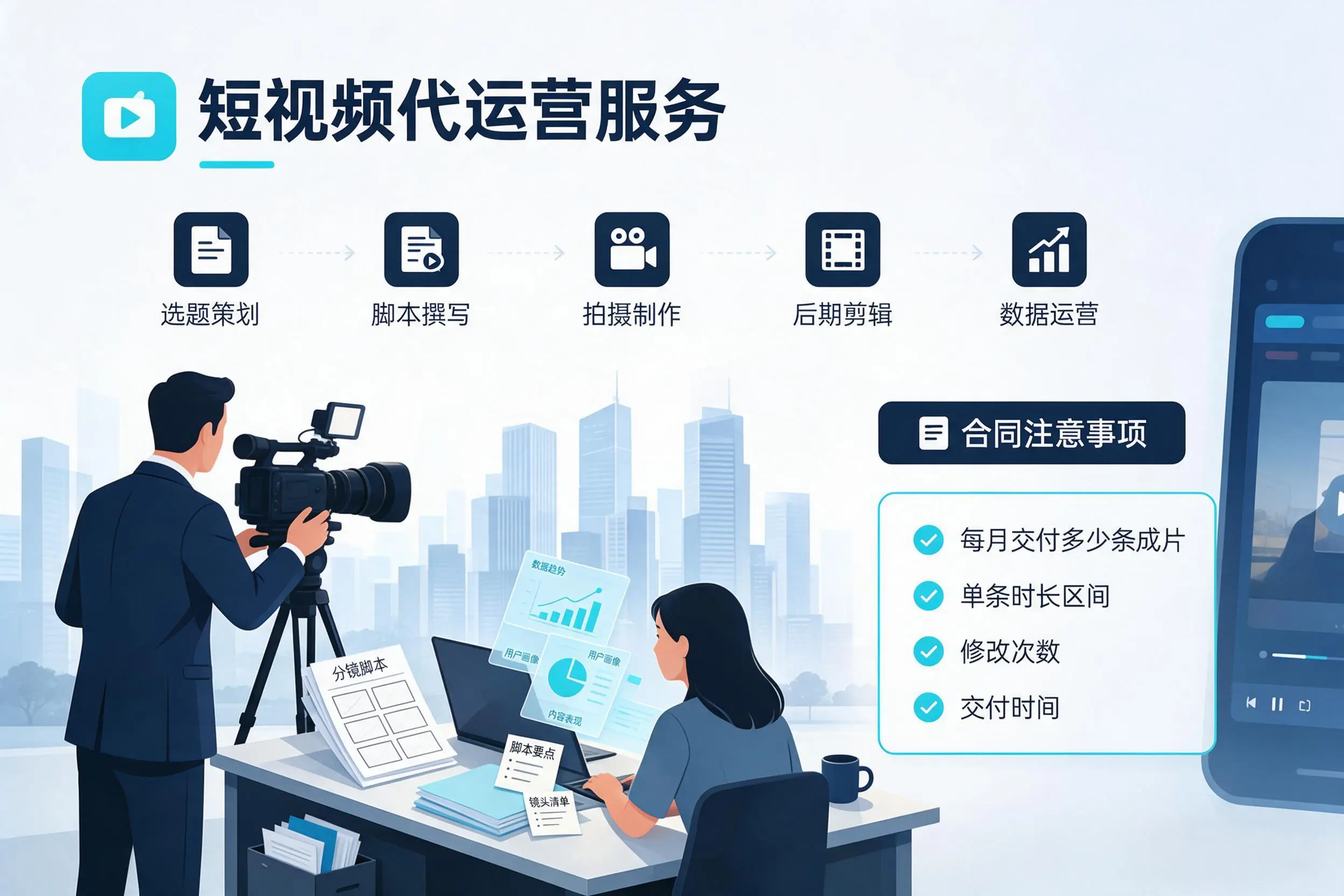 短视频代运营包含哪些服务？石嘴山企业常见问题科普