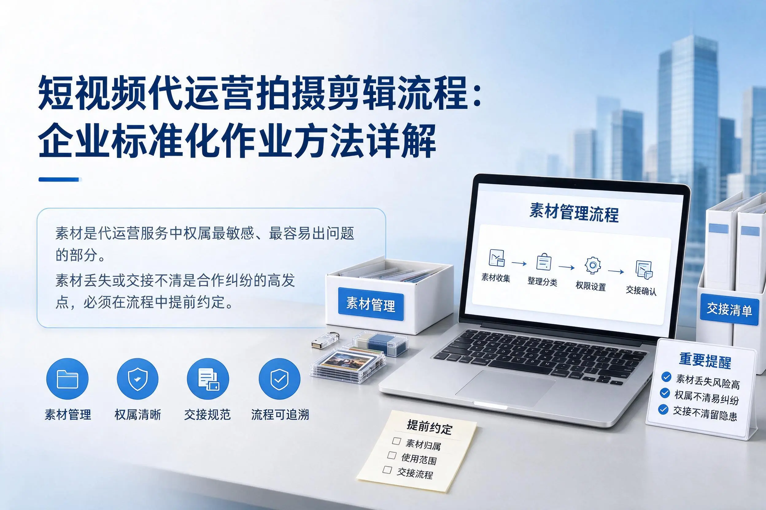 短视频代运营拍摄剪辑流程:石嘴山企业标准化作业方法详解