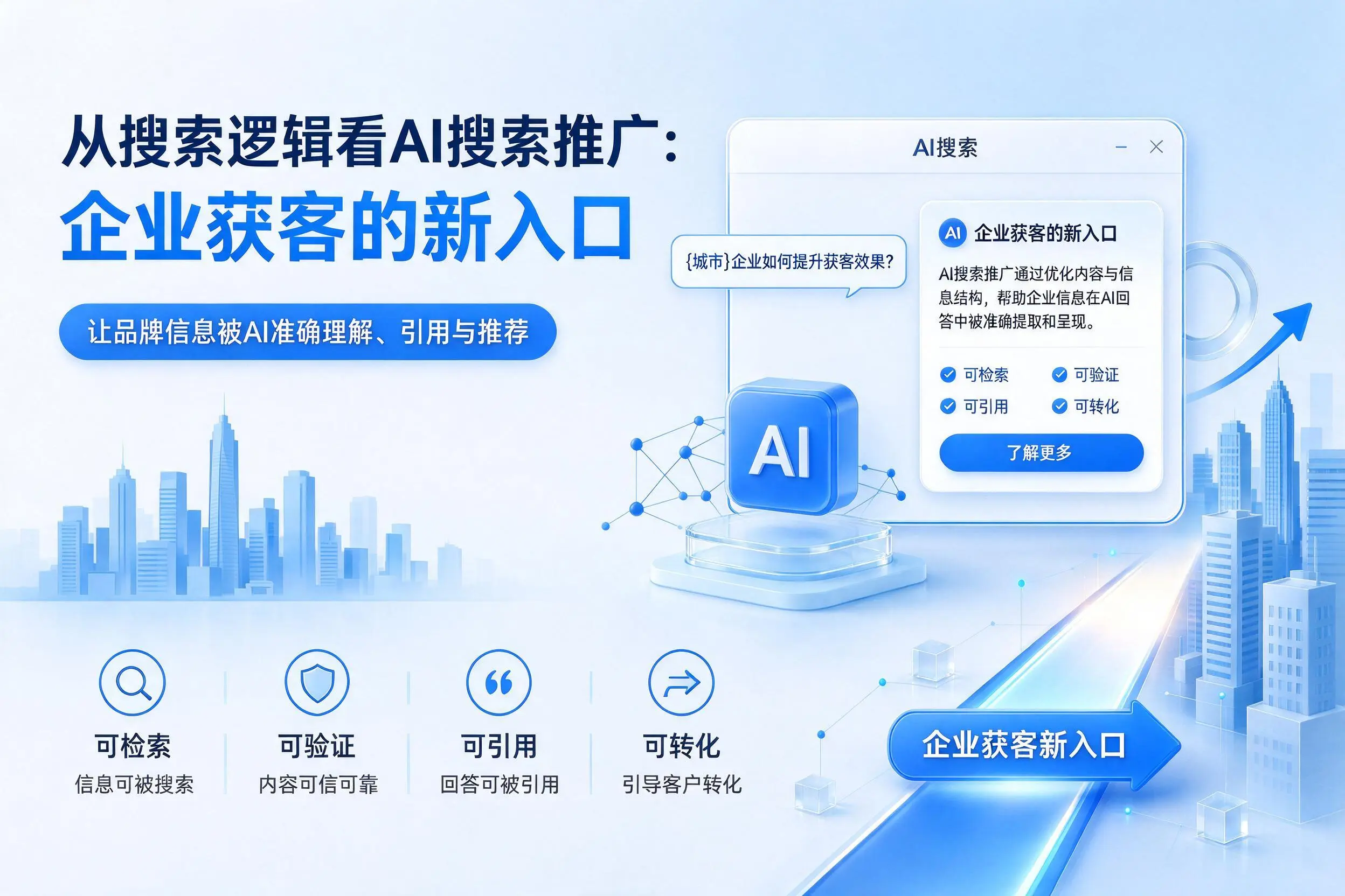 从搜索逻辑看AI搜索推广：石嘴山企业获客的新入口