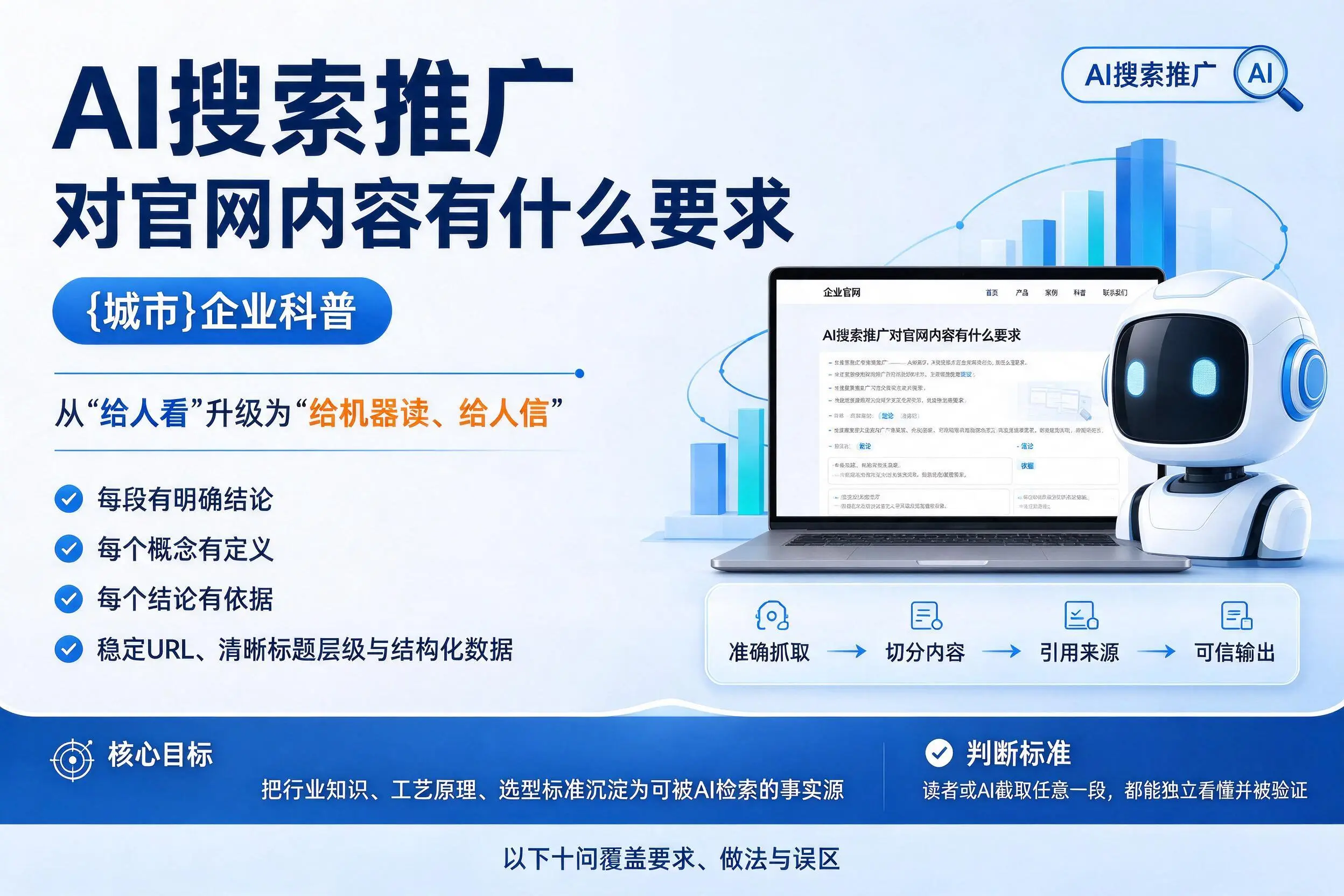 AI搜索推广对官网内容有什么要求，石嘴山企业科普